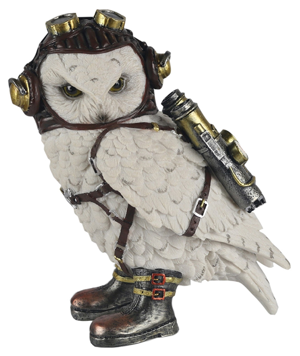 Steam punk Owl With Rocket Pack